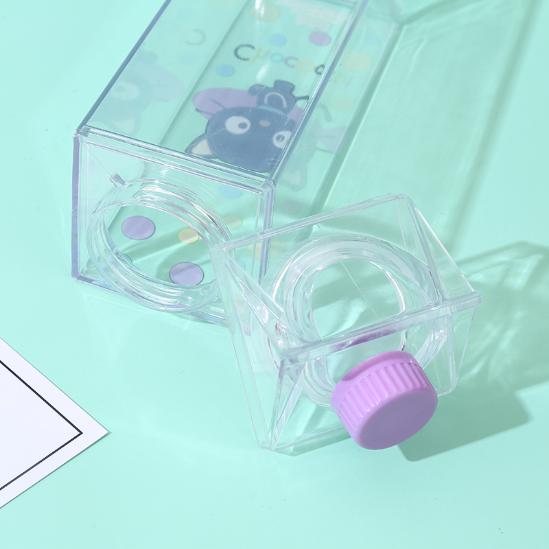 Various Custom Transparent Plastic Clear Milk Carton Water Bottle