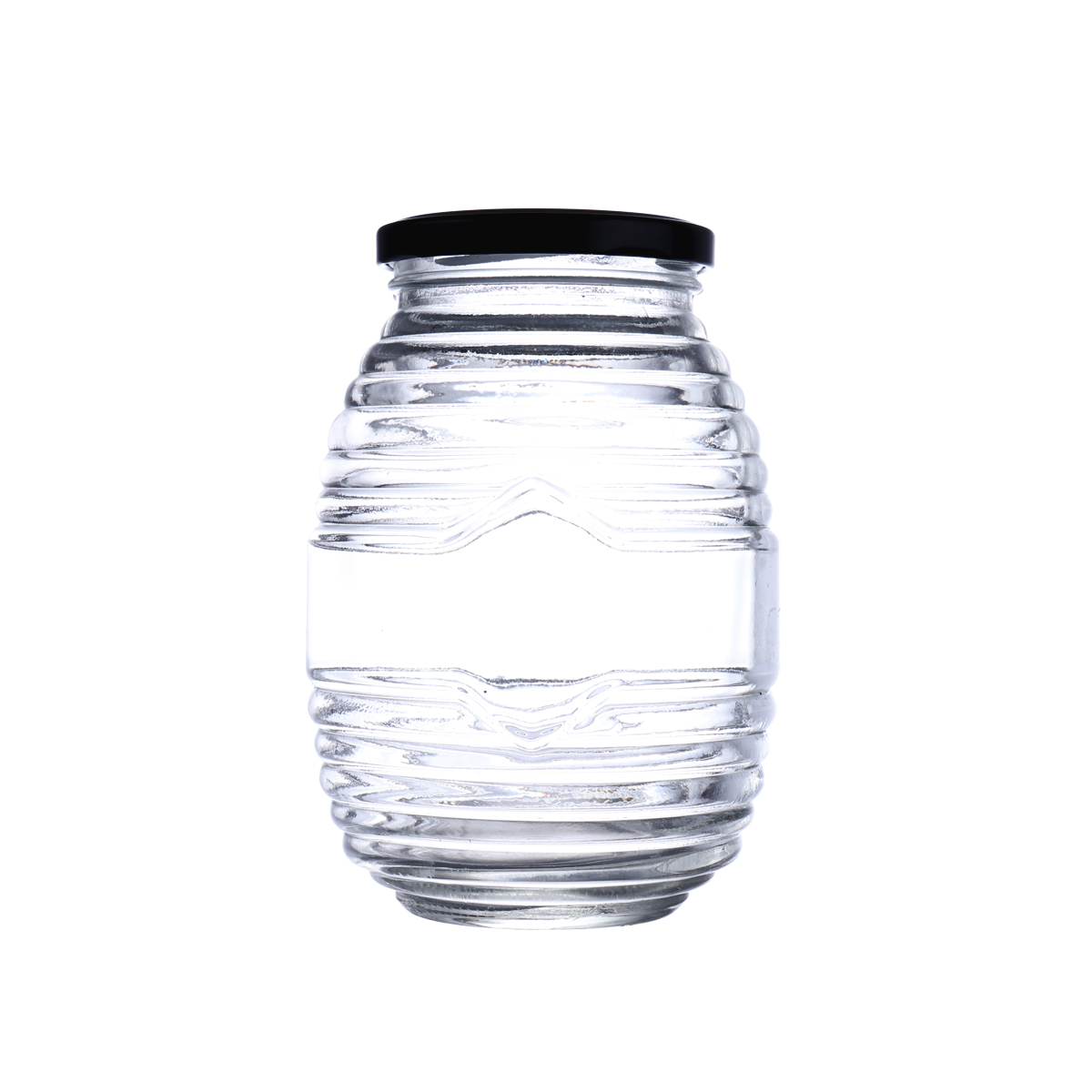 Various Good Quality Transparent Sealed Cans Hexagon 250ml Creative Honey Jar Glass