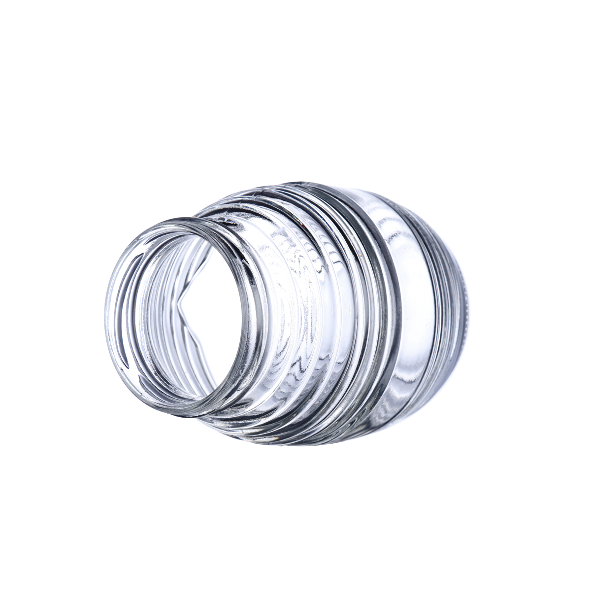 Various Good Quality Transparent Sealed Cans Hexagon 250ml Creative Honey Jar Glass