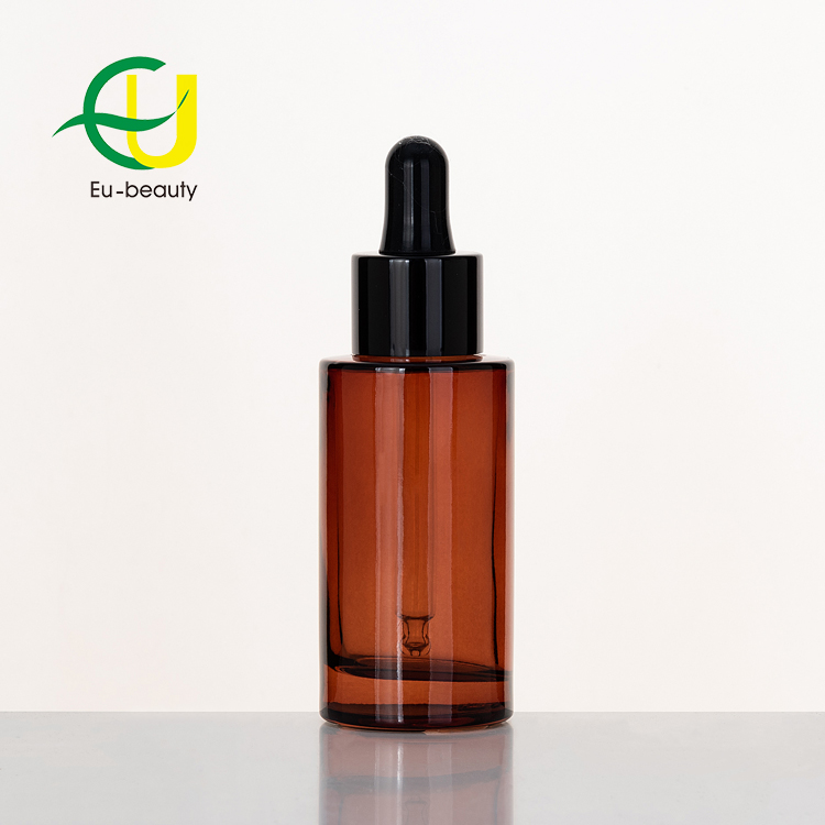 Various Size 35ml 30ml 20ml 15ml 10ml Glass Amber Essential Oil Bottle With Dropper