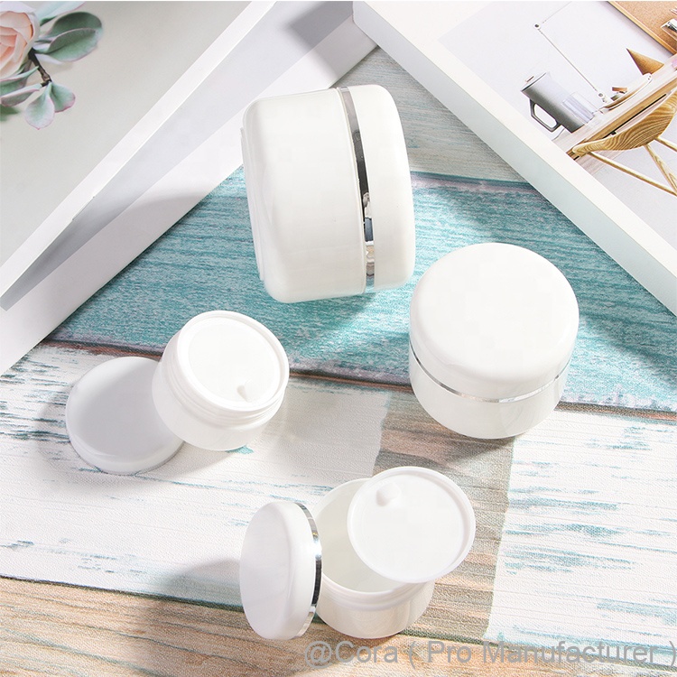Various Sizes Reusable Plastic Bottles Cosmetic Containers Skin Care Face Cream Lotion Jars