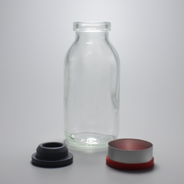 Various Specifications Transparent or Amber Tiny Moulded Glass Bottle Container