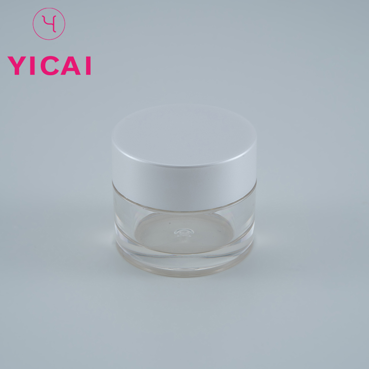 Various Widely Used 15g Stackable Transparent Cosmetic Plastic Containers Jars