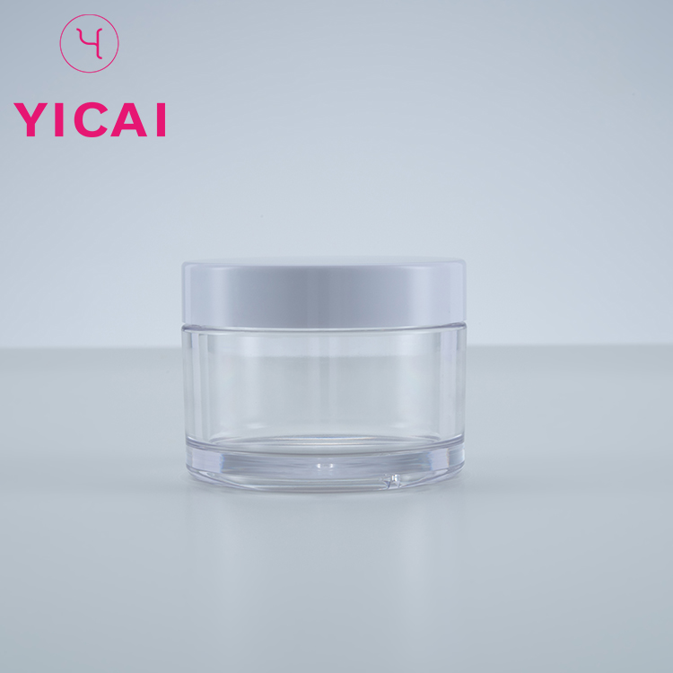 Various Widely Used 15g Stackable Transparent Cosmetic Plastic Containers Jars