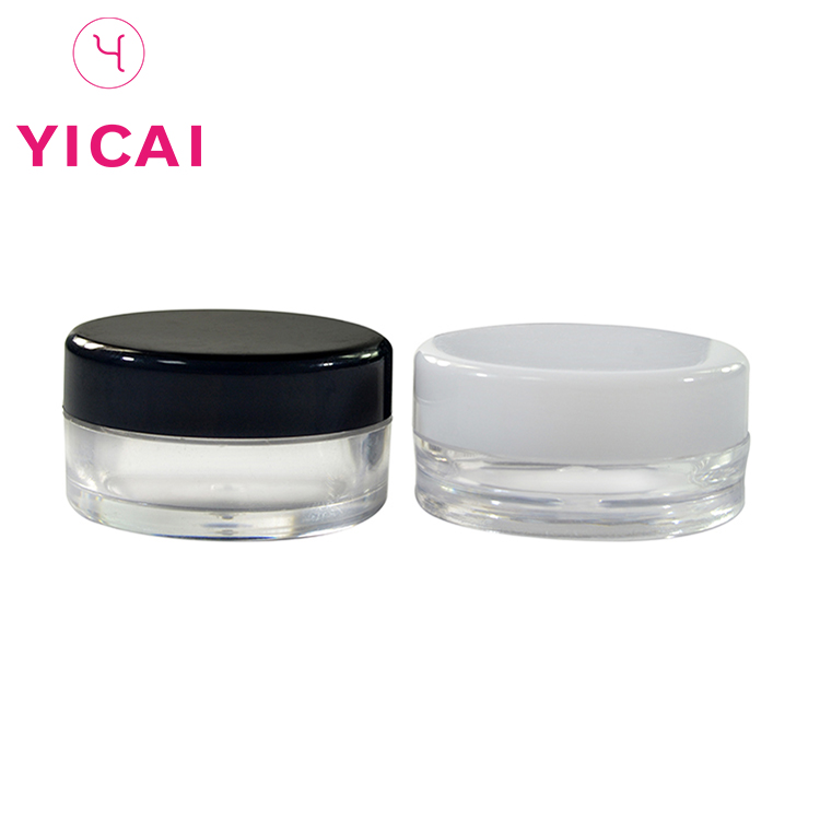 Various Widely Used 3g 5g Ps 10g 15g 20g Round Plastic Cosmetic Cream Bottle Jar And Lids