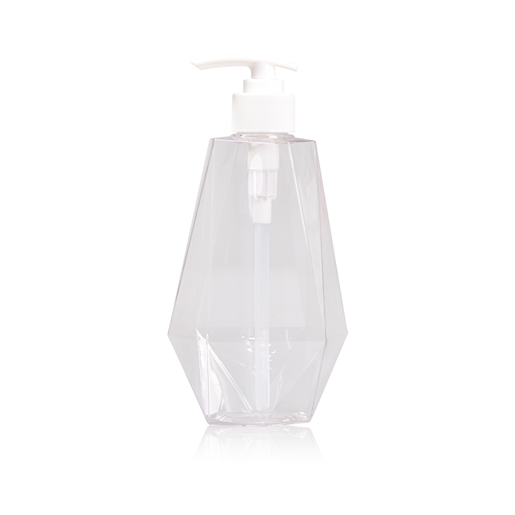 Various capacity bottles with lid 500ml pet detergent plastic bottle