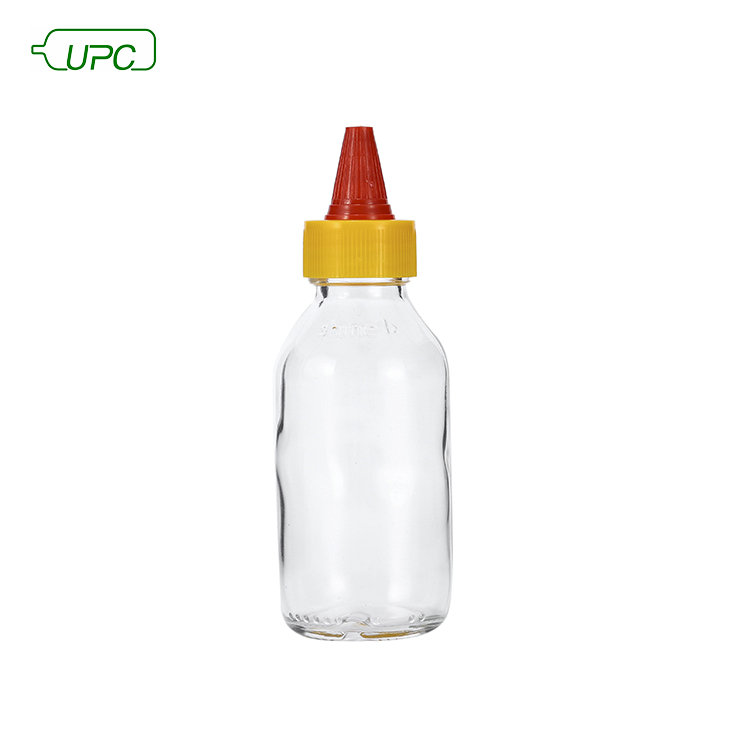 Various color 100ml cough syrup bottle
