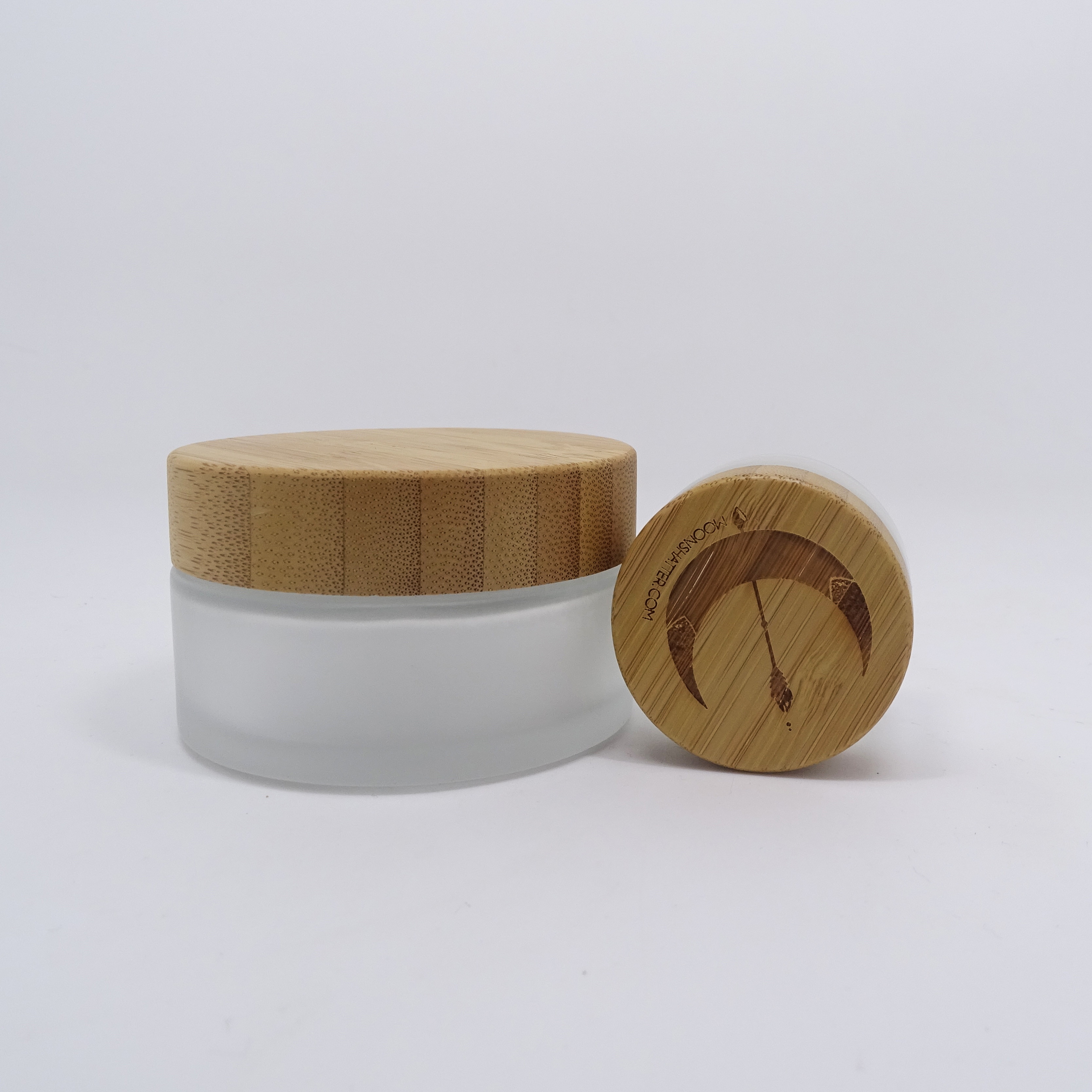 Various colors 5g 10g 15g 20g 25g 30g 50g 60g100g cream glass jar for glass cosmetic jar with bamboo lid
