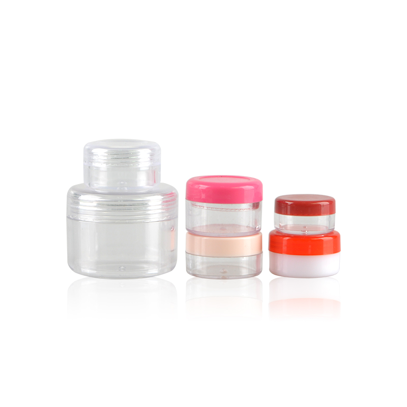 Various styles plastic cream jar for cosmetic skincare