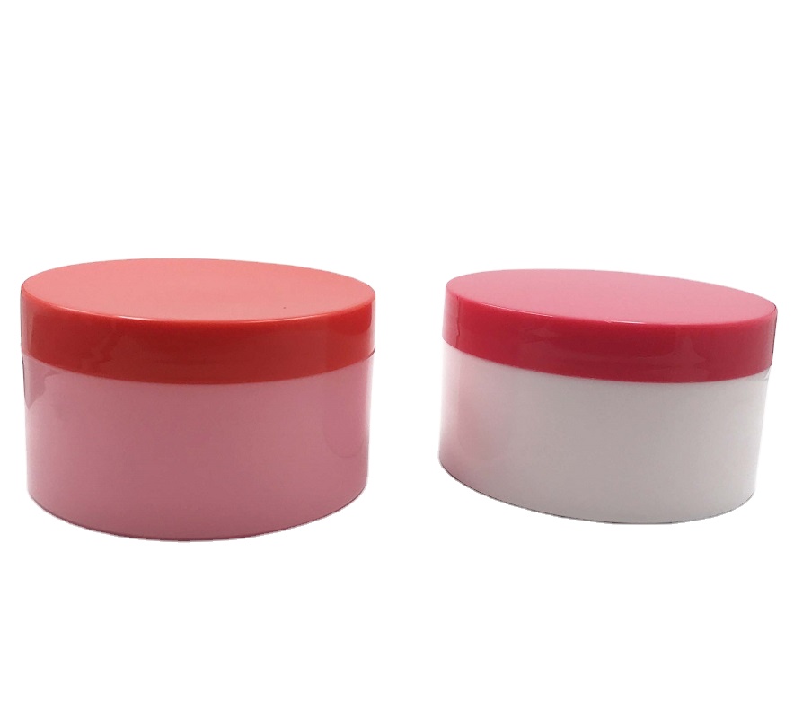 Vaselin Smoothing Body Butter container 200ml roundwhite cosmetic plastic PP body cream jar