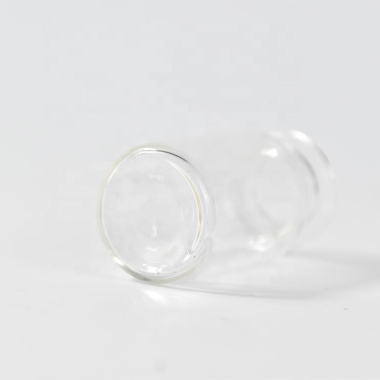 Vial glass clear test tube with cork bottle glass