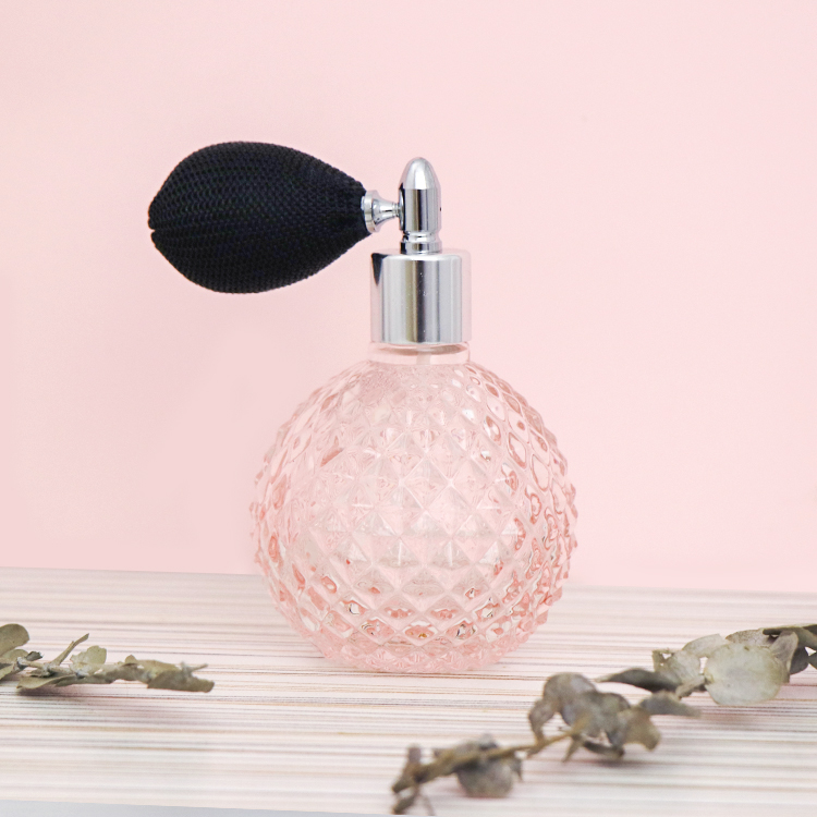 Vintage Style Refillable Empty Glass Perfume spray bottles with Tassel