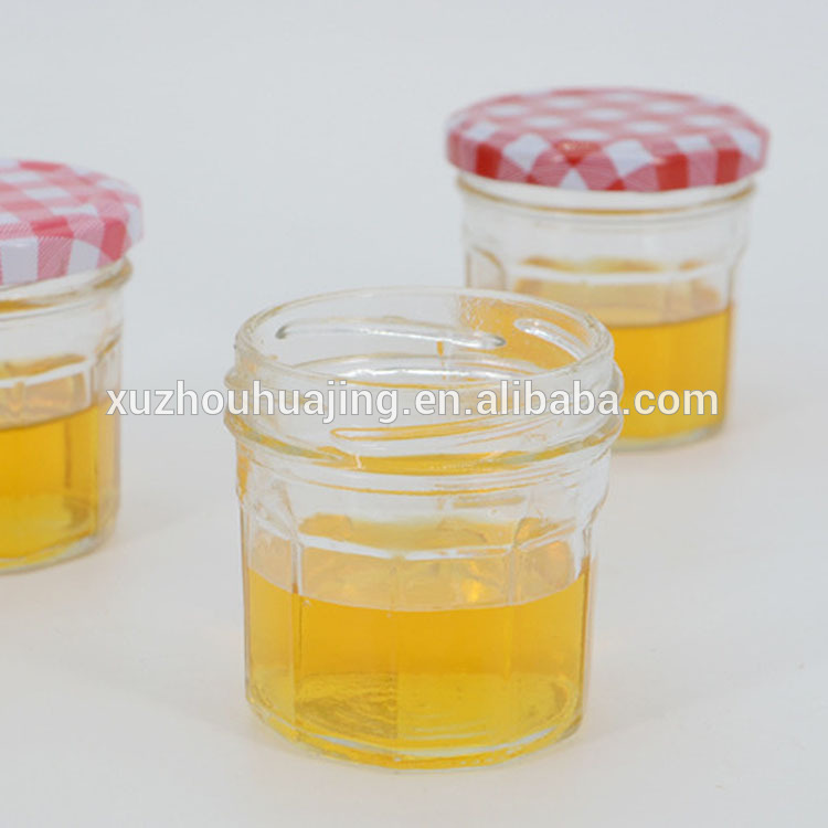 Vintage Wide Mouth 100ml Bonne Maman Jar Jam Caviar Glass glass bottle glass jar