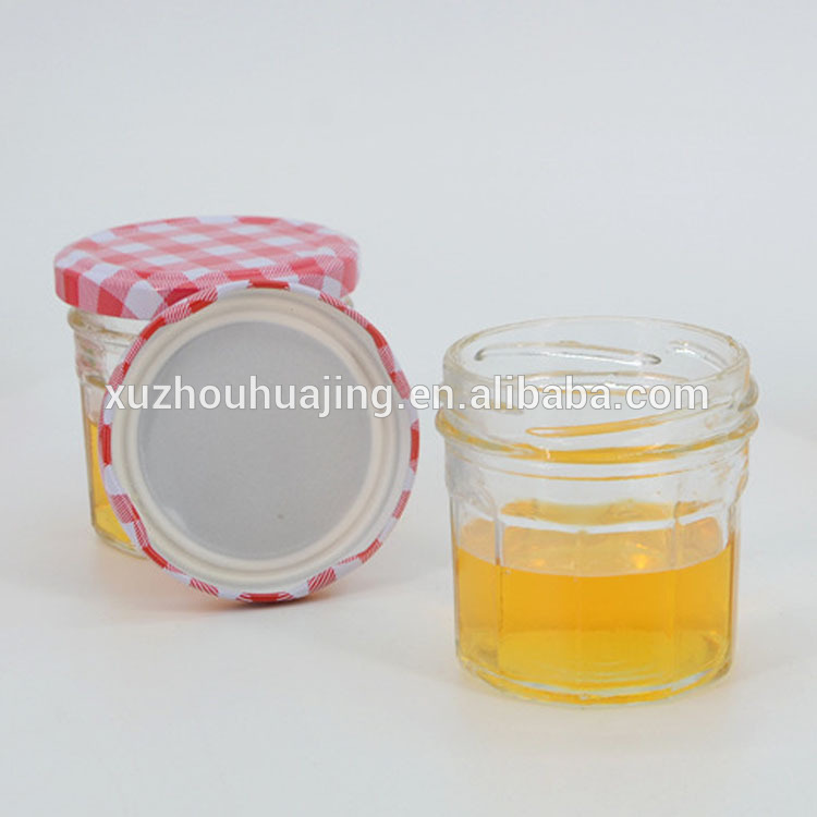 Vintage Wide Mouth 100ml Bonne Maman Jar Jam Caviar Glass glass bottle glass jar