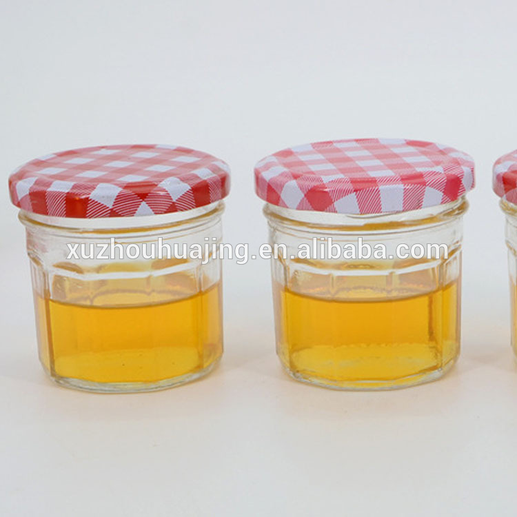 Vintage Wide Mouth 100ml Bonne Maman Jar Jam Caviar Glass glass bottle glass jar