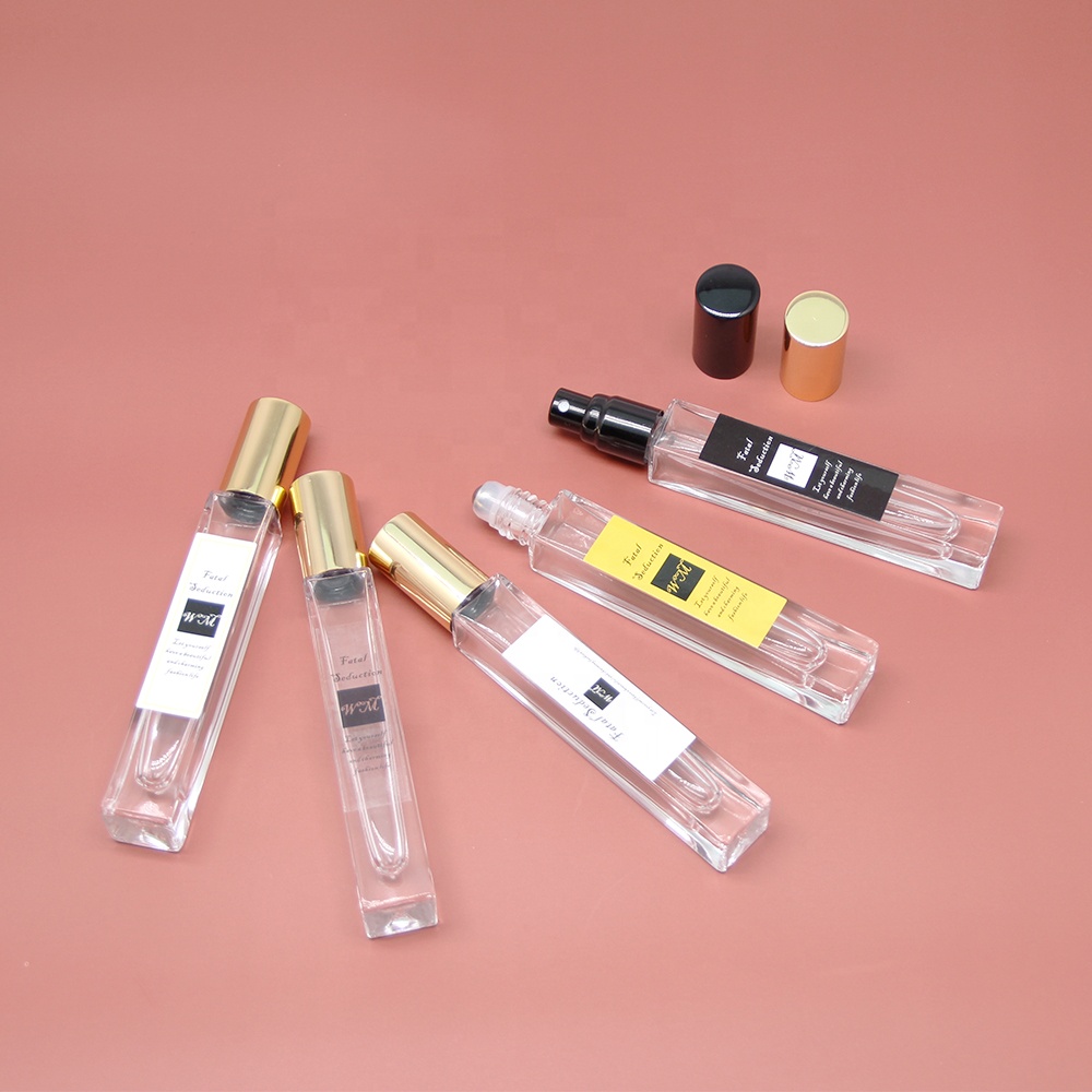 Vintage china custom luxury empty mini square perfume oil spray glass bottle 10ml wholesale