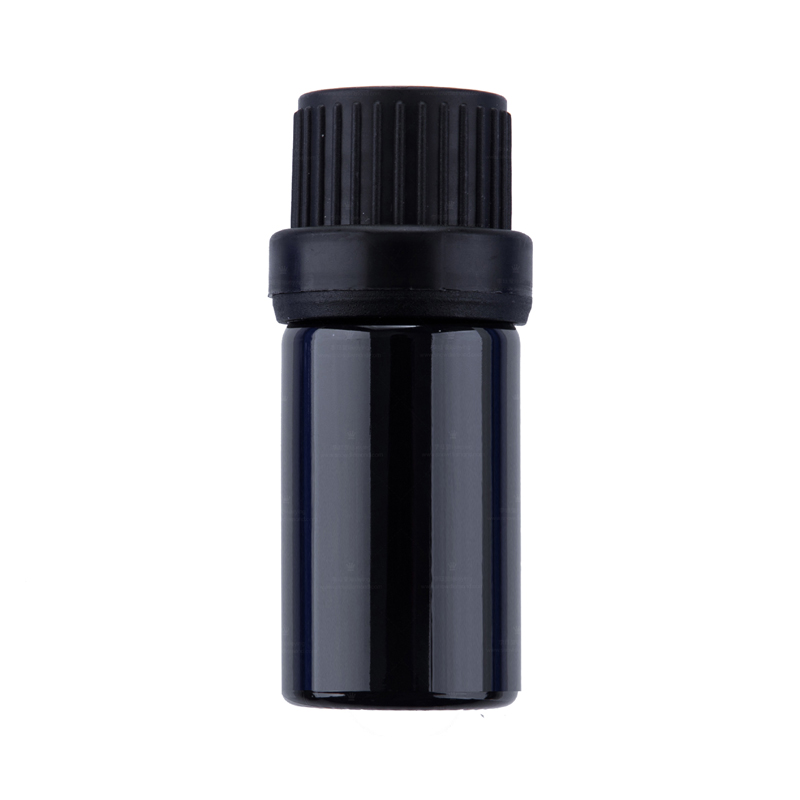 Violet Glass Dropper Bottle 30ml with Black Pipette for Essential oil