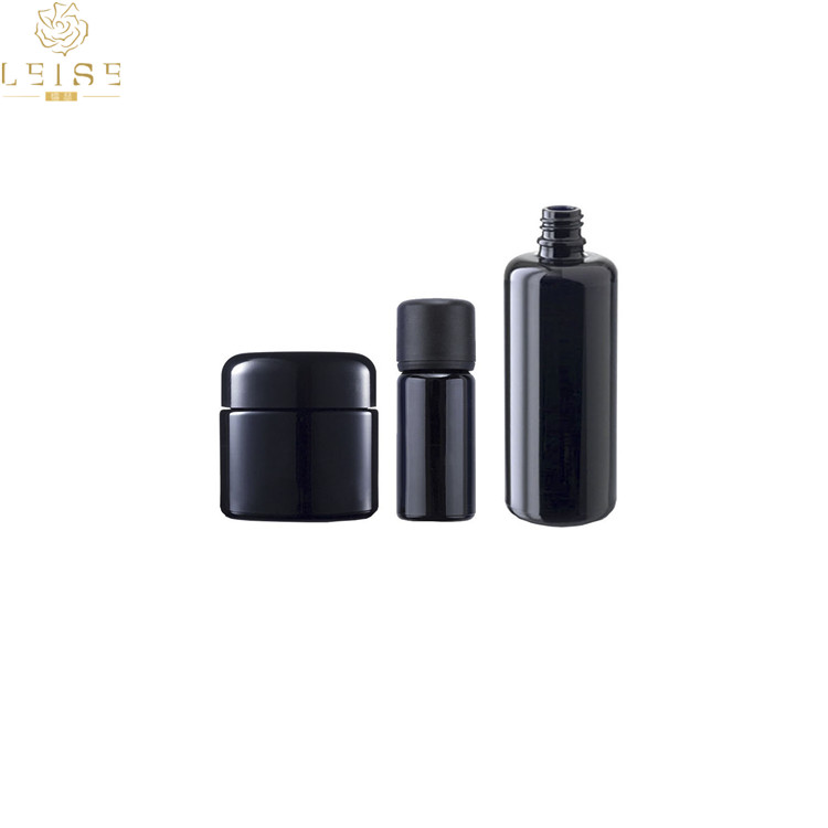 Violet mask/eye cream bottle emulsion optical glass bottle Amethyst optical protection Glass