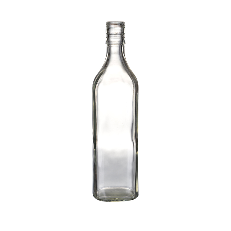 Vodka Bottle 500ml 750ml Vodka Whisky Liquor Spirit Glass Bottle Wine Screw Cap Automated Inspection to Ensure Quality Beverage