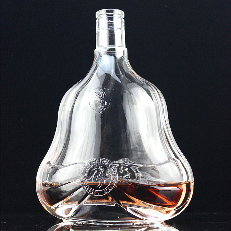 Vodka Bottle Wine Bottle Transparent Whisky Glass Fengming Customizable 0.8kg Gift Packaging 10 Pcs Beverage Liquid 168*88*212mm