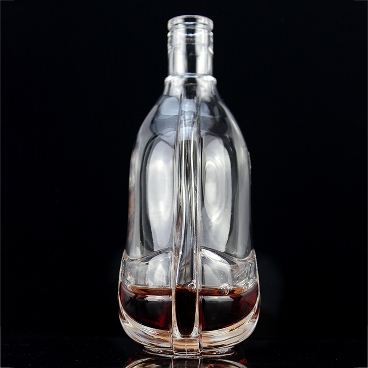 Vodka Bottle Wine Bottle Transparent Whisky Glass Fengming Customizable 0.8kg Gift Packaging 10 Pcs Beverage Liquid 168*88*212mm