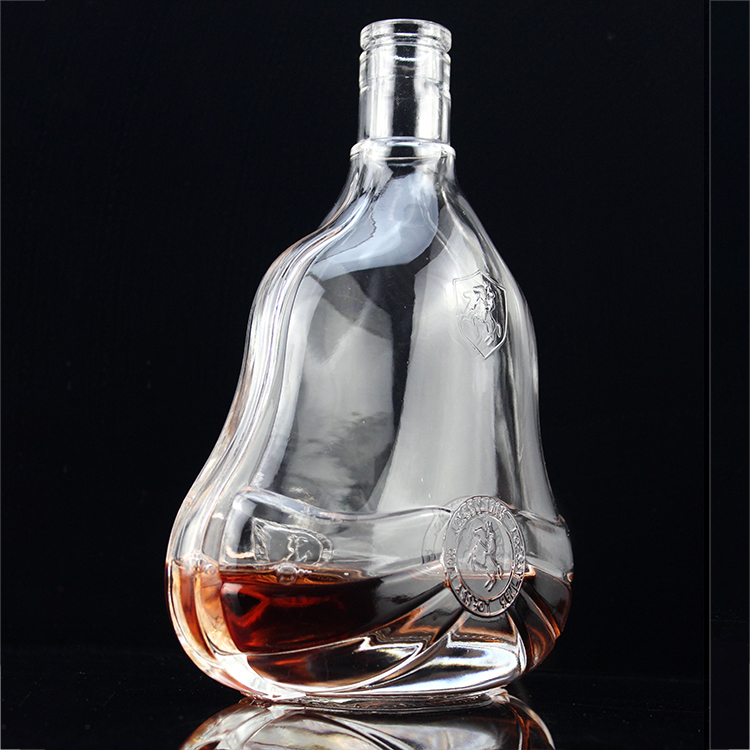 Vodka Bottle Wine Bottle Transparent Whisky Glass Fengming Customizable 0.8kg Gift Packaging 10 Pcs Beverage Liquid 168*88*212mm