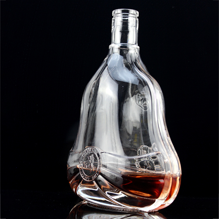 Vodka Bottle Wine Bottle Transparent Whisky Glass Fengming Customizable 0.8kg Gift Packaging 10 Pcs Beverage Liquid 168*88*212mm