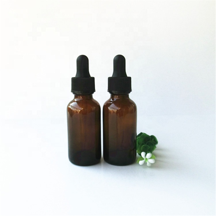 W001 30ml cosmetic glass essential oil dropper bottle