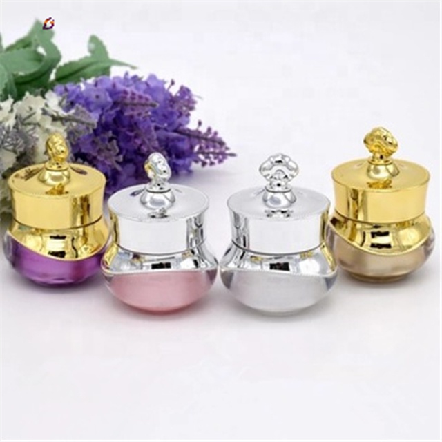 W001 Crystal cosmetic jar 10g cream empty jar