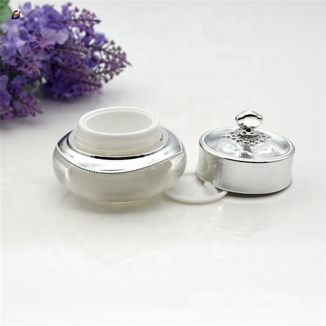 W001 Crystal cosmetic jar 10g cream empty jar