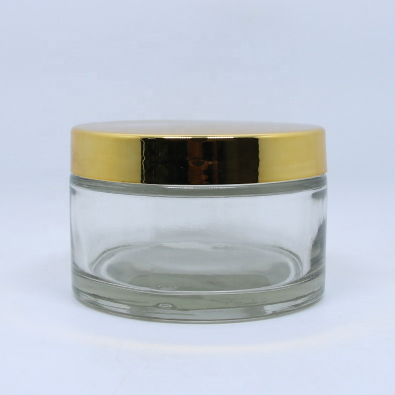 W001 Wholesale 5g 10g 20g 30 ml 50g 60g 100g 200ml thick glass cosmetic cream jar