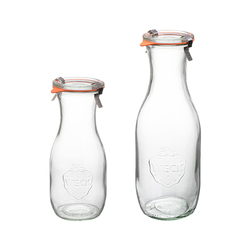 WECK High Quality Juice Beverage Dringking Barrel Mason Glass Storage Bottle Jar