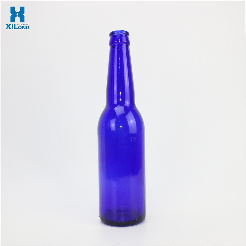 WHOLESALE FANCY 500ML AMBER EMPTY GLASS BEER BOTTLE