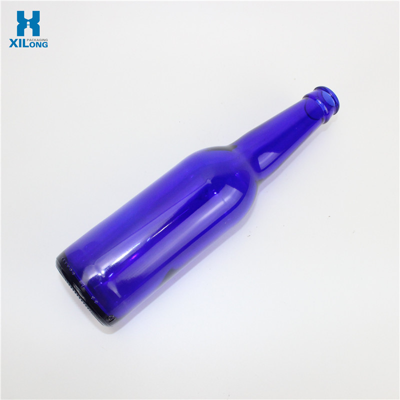 WHOLESALE FANCY 500ML AMBER EMPTY GLASS BEER BOTTLE