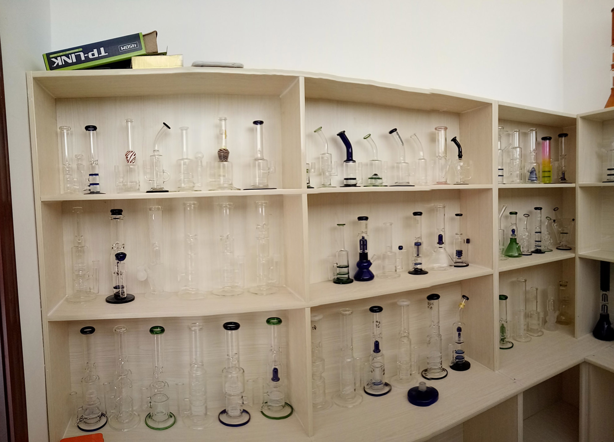 WOOD SUCTION weed Premium Glass Stash Jar with Pop Top Bamboo Lid