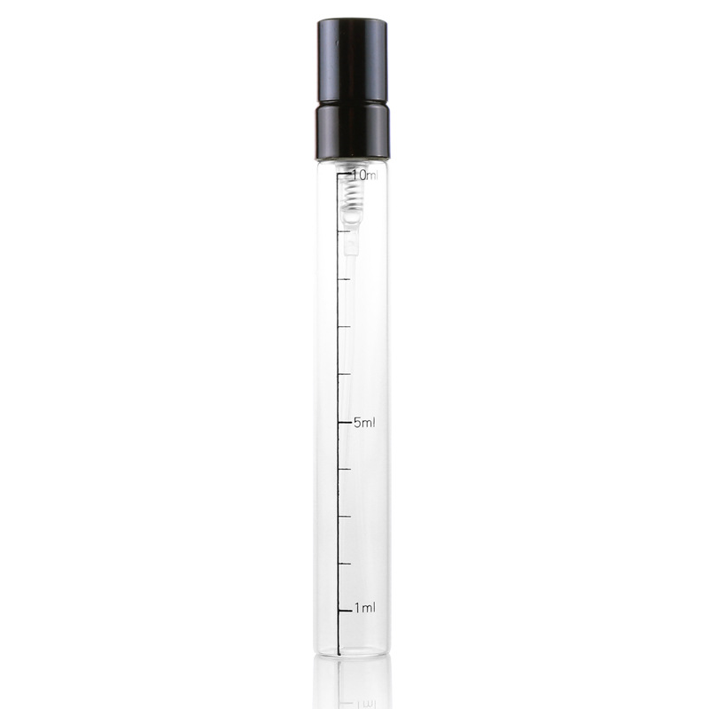 Water Travel Storage graduated glass 10ml spray pump bottle