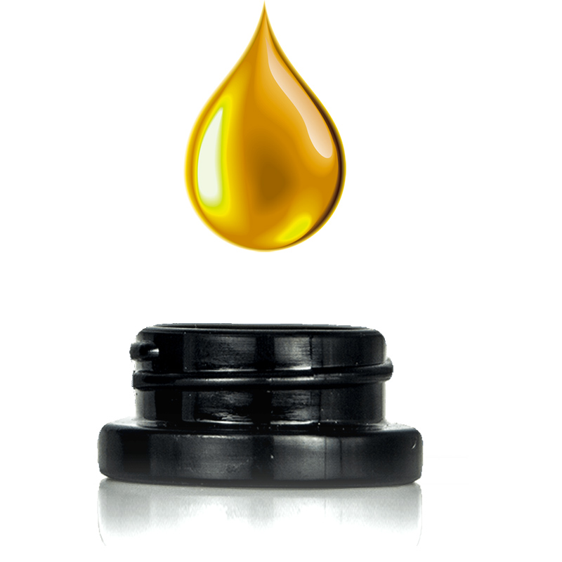 Wax Oil Black 5ml UV Glass Jars