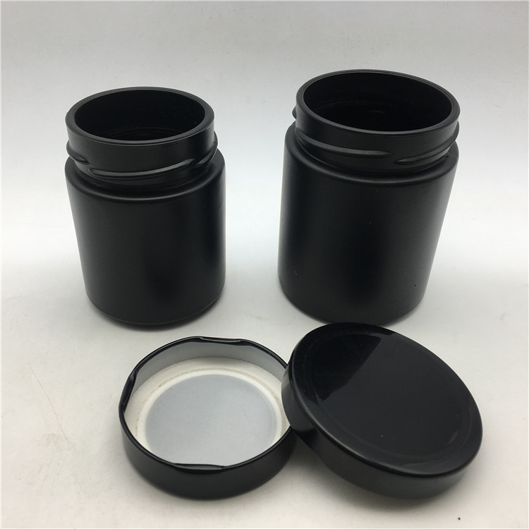 Wedding Club use luxury matte black glass candle jar with lid 12 oz for sale