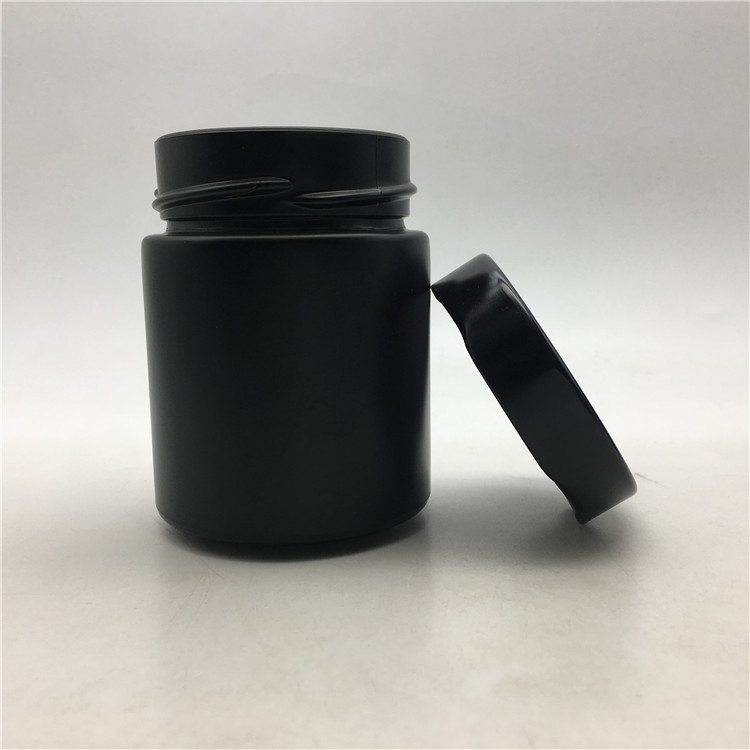 Wedding Club use luxury matte black glass candle jar with lid 12 oz for sale