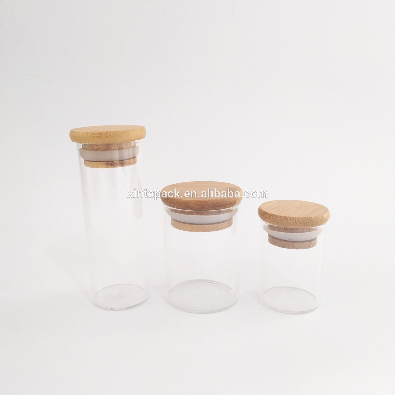 Weed Jar Custom Logo Smell Proof Container Jar Glass Wood Lid With Childproof Cap