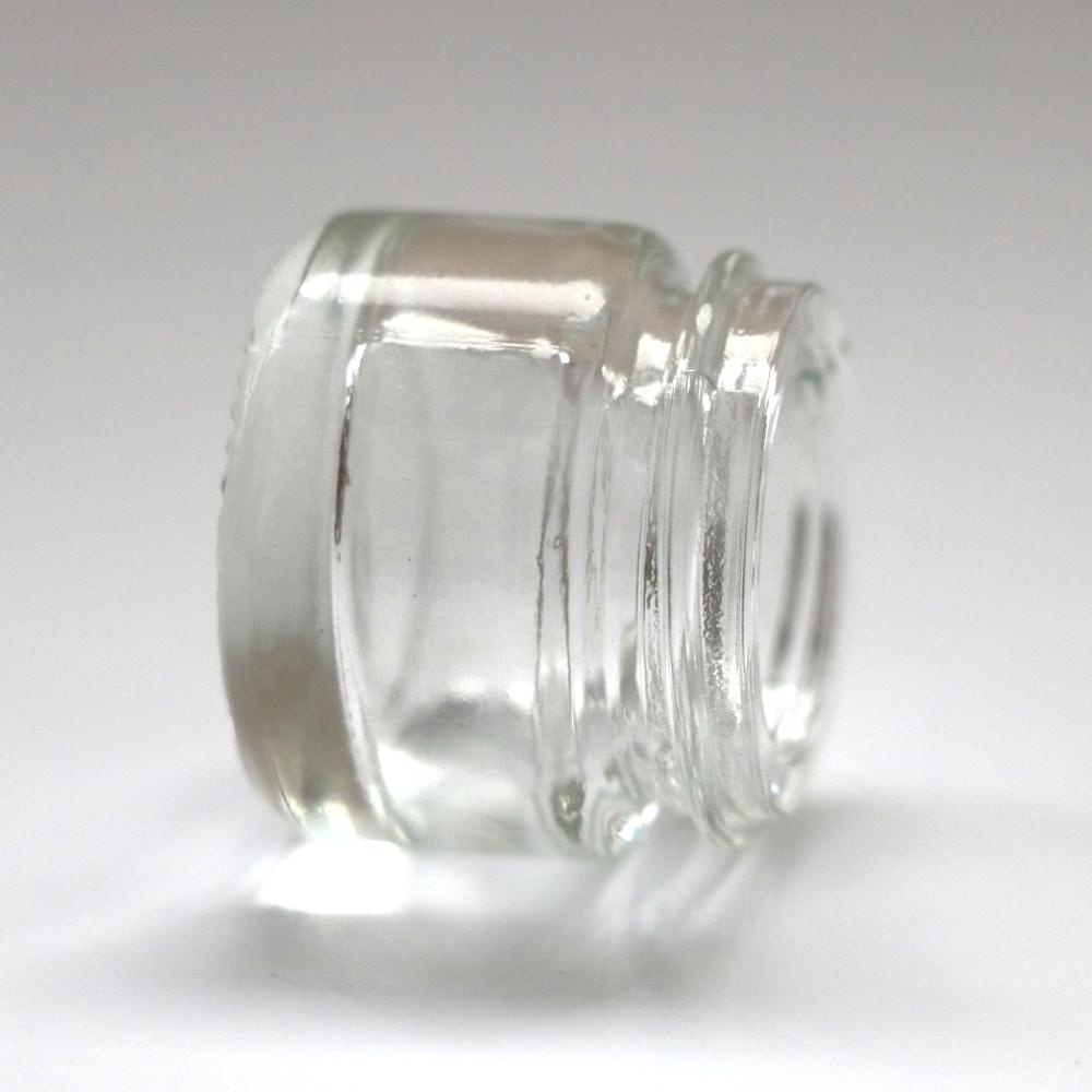 Weed packaging glass jar hemp storage glass bottle 1oz 2oz glass jar child proof lid screw top concentrate container