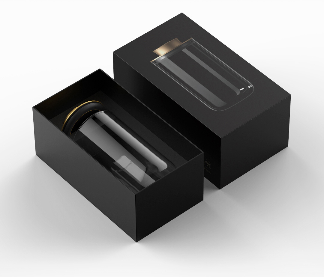 Weweed Stash Pro glass weed jars container 65mm*100mm Glass and aluminum lid material airtight glass for weed jar OEM custom