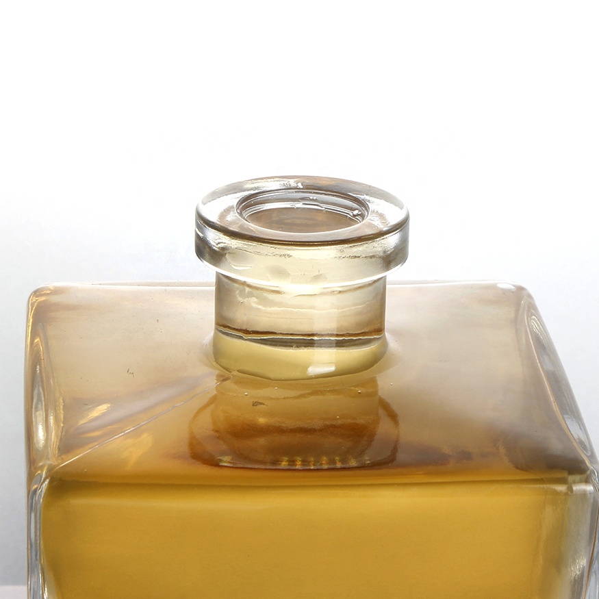 Whiskey custom logo screw cork top rum gin tequila short 500ml mescal agave spirit glass liqueur square bottle liquor