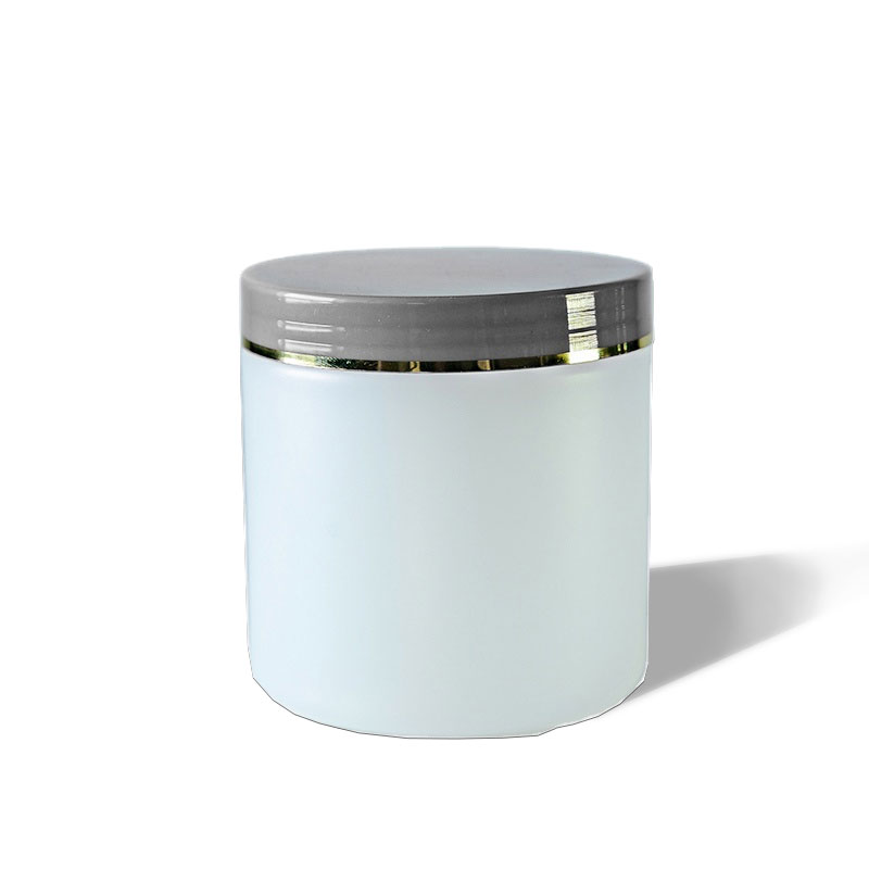 White 500ml cream container extra large empty jar cosmetic jar body butter jar