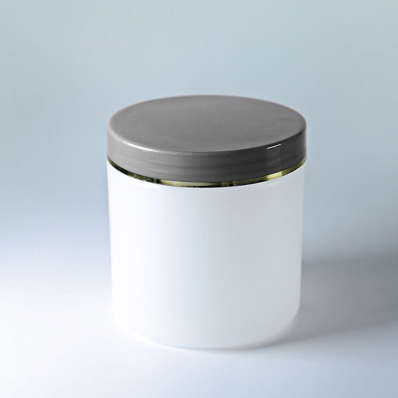 White 500ml cream container extra large empty jar cosmetic jar body butter jar
