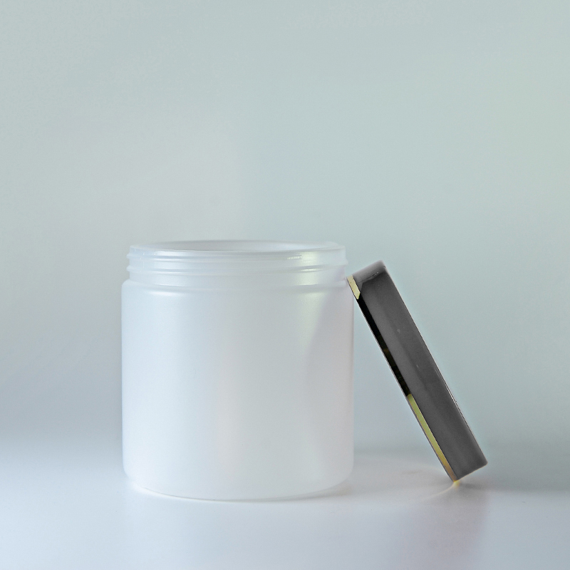 White 500ml cream container extra large empty jar cosmetic jar body butter jar