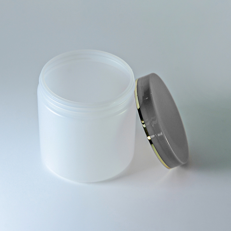 White 500ml cream container extra large empty jar cosmetic jar body butter jar