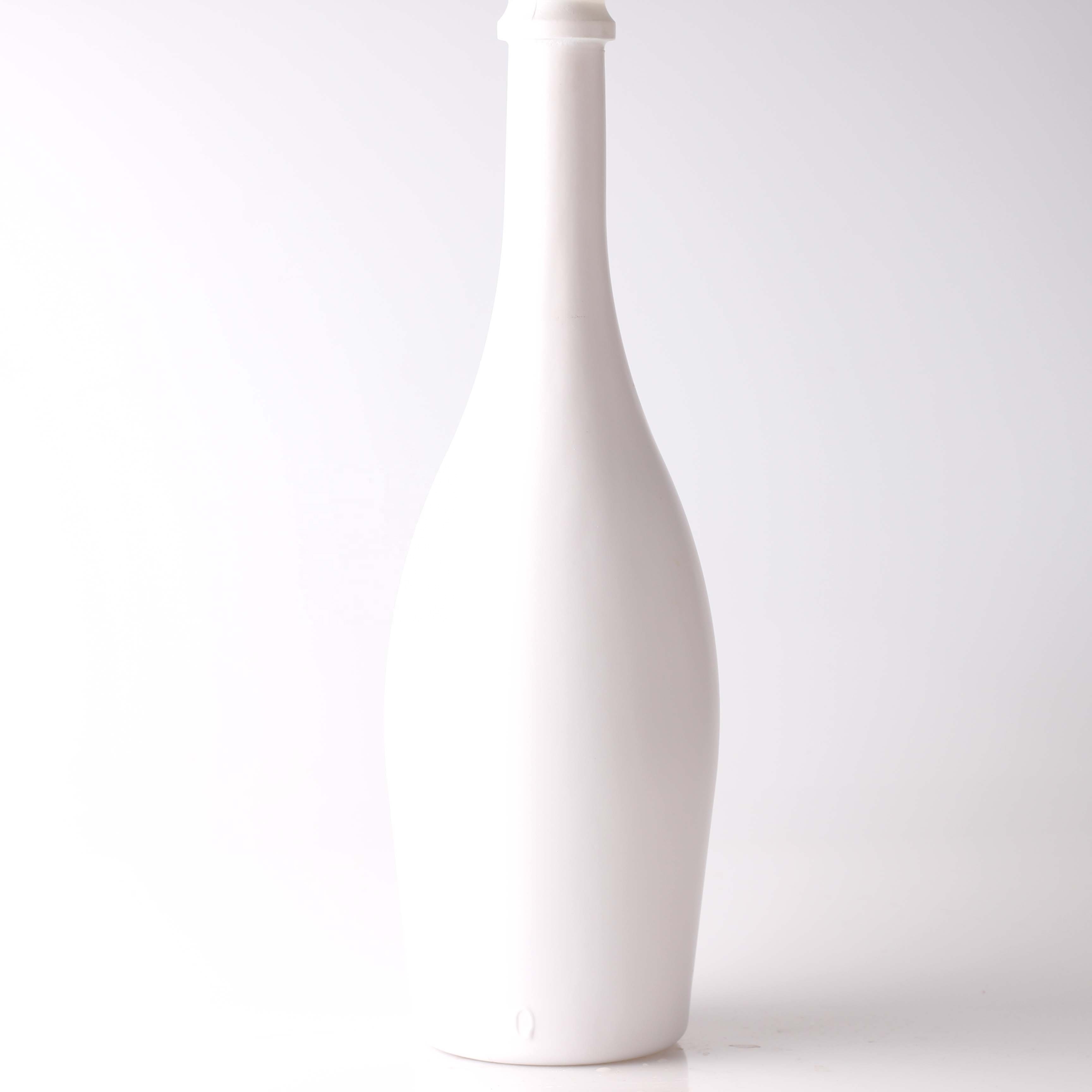 White Champagne Bottle Colorful Electroplate Champagne Glass Bottle 75cl Wine Bottles With Screw Cap