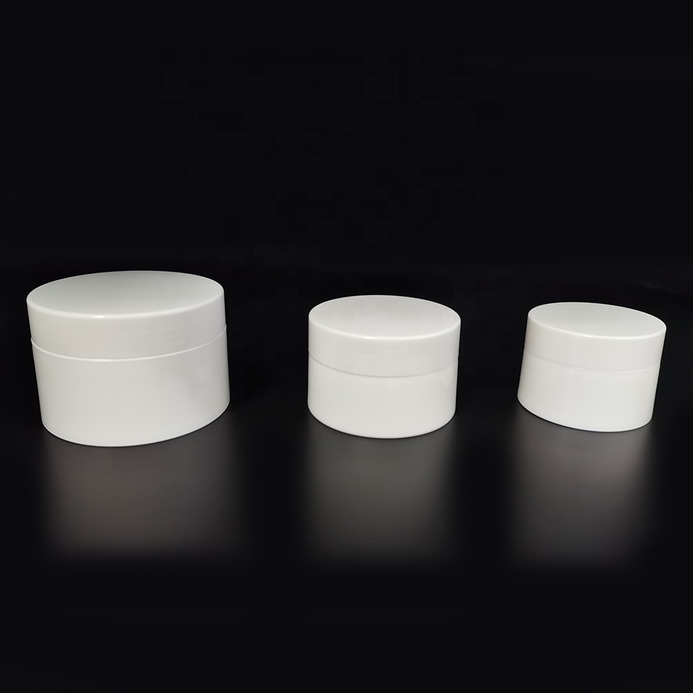 White Color Double Wall Plastic PP Jar 30g 50g 100g 120g 150g in Stock