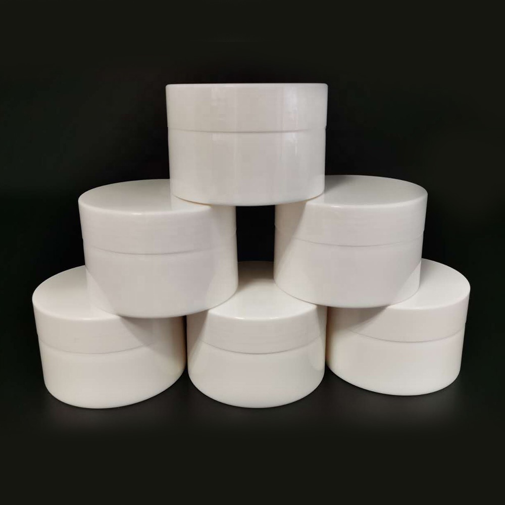 White Color Double Wall Plastic PP Jar 30g 50g 100g 120g 150g in Stock